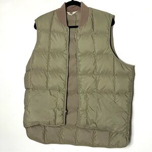 Vintage Woolrich down puffer vest green Medium men